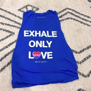 Spiritual gangster exhale only love tank